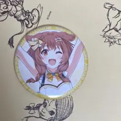 【希少】 ホロライブ　戌神ころね　ノンストップストーリー　缶バッジ 希少】 ホロライブ 戌神ころね ノンストップストーリー 缶バッジ
