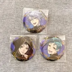 【3点セット】ツイステ アズール ジェイド フロイド 缶バッジ 式典服