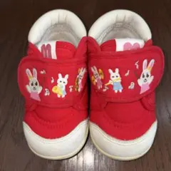 miki HOUSE 赤いベビーシューズ 13.0㎝