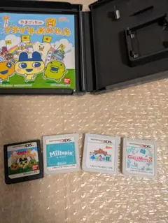 ​【4点セット】3DS DS ソフト まとめ売り たまごっち ガルモ3 牧場物語