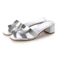 CARRANO♡シルバー オープントゥ サンダルのサムネイル