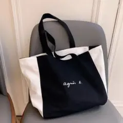 agnes b.　アニエスベー　トートバッグ　ブラック
