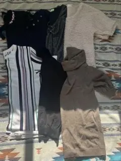 レディース 半袖トップス ニット　5点セット　まとめ売り