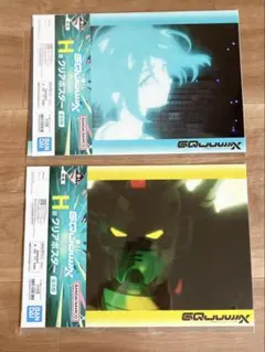 ジークアクス 一番くじ H賞 クリアポスター 2種セット　シュウジのサムネイル