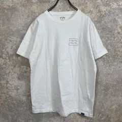 BILLABONGビラボン バックロゴTシャツ 白 半袖 夏T M サーフ