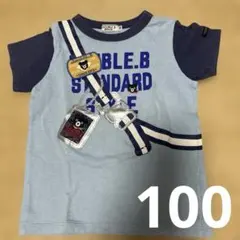ミキハウス　MIKIHOUSE ダブルビー　Tシャツ　100cm