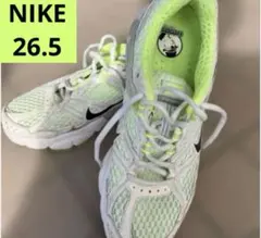 Nike シューズ ホワイト/蛍光イエロー 26.5