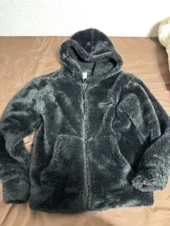 Champion フリースジャケット グレー S