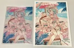 光る美少女展2025 イラストカード+アクリルポストカード 上倉エクのサムネイル