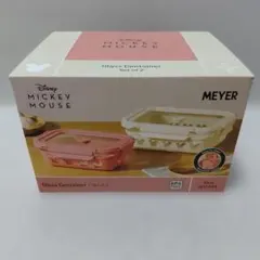 【バラ売り・お値下げ不可】MEYER×MICKEY　耐熱ガラスコンテナ２個セットのサムネイル