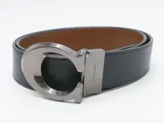 ［3497］　未使用に近い　＊コーチ＊　メンズ　レザー　ベルト