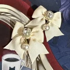 ミニリボンヘアアクセサリー ヘアクリップ