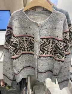 DHOLIC ノルディックカーディガン B015096