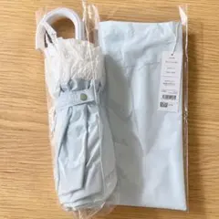 シロノサクラ 日傘 折りたたみ アイスブルー ☆メルカリ便・送料込み