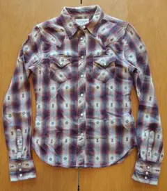 Denim & Supply ウエスタンシャツ マルーン XS （レディース）