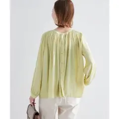 【美品】ROPE' PICNIC 2WAYメタルギャザーブラウスのサムネイル