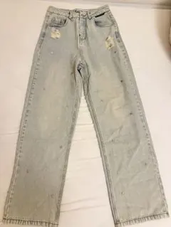 Alexander wang ダメージ加工 デニムパンツ