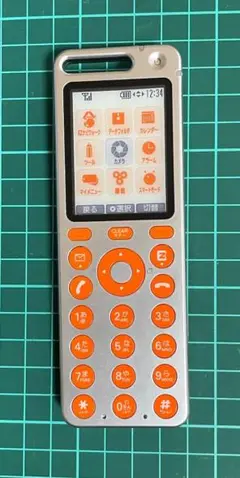 タルビー オレンジ モックアップ(本体と同一サイズの見本品) au talby
