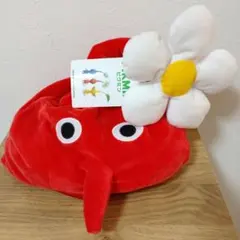 タグ付　ピクミン　なりきり帽子　赤ピクミン
