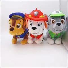 パウトロール｜ぬいぐるみ｜３匹セット