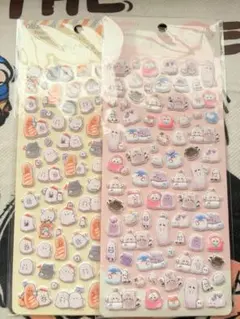 オバケーヌぷくぷくもっちりシール2セット②