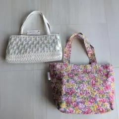 Rouge vif 花柄トートバッグ 他、ポーチ（２点セット）