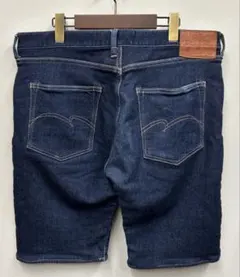 W34 ダルチザン　ニットデニムショーツ　ハーフパンツ　ニットジーンズのサムネイル