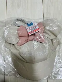 しまむら　リトシー　ミニーマウス リボン付きキャップ 50cm