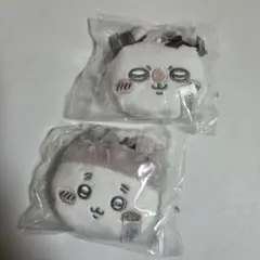 ちいかわ マスコットミラー リボン モモンガ カニちゃん 古本屋 2個セット