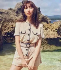 サロペット・オーバーオール・オールインワン Herlipto summertime romper herlipto summertime romper - メルカリ