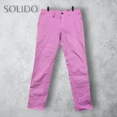 SOLIDO ソリード チノパン ピンク サイズ3 メンズ　洗える　通年のサムネイル