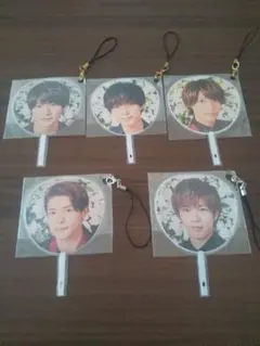 King&Prince　ミニうちわキーホルダー5個セット