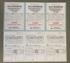 東急百貨店 10%割引券 6枚セット（東急 株主優待）