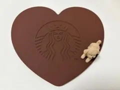 スターバックス　バレンタイン2026　シリコンコースター