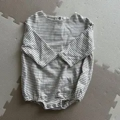 MONBEBE ボーダーロンパース L 韓国こども服