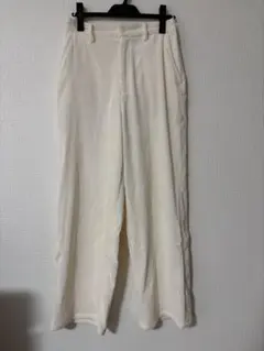 シンプリシテェ　ホワイト ワイドパンツ レディース