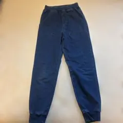 GU ダークブルー カジュアルパンツ ウエストゴム140