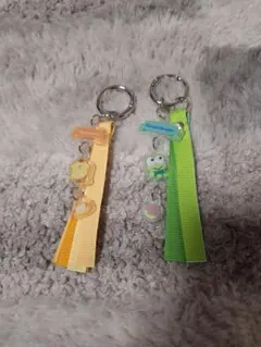 サンリオキャラクターズ ミニチャーム付きリボンタッセル ポムポムプリン けろっぴ