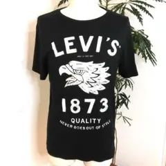 ​【美品】リーバイス グラフィックTシャツ S 黒 イーグル 1873 アメカジのサムネイル
