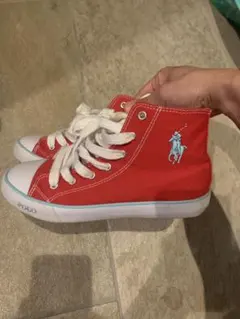 ポロラルフローレン ハイカットスニーカー 値下げ