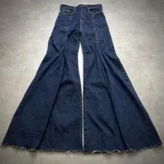 00s Archive Super Flare Pleated Denim Mのサムネイル