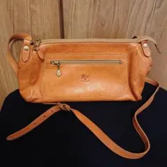 数回使用 イルビゾンテ ショルダーバッグ ブラウン