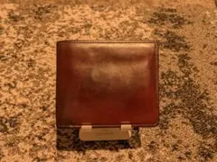 キプリス CYPRIS メンズ 二つ折り財布 コードバン ブラウン