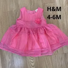 H&M ワンピース　ドレス　ベビードレス　フォーマル　4-6M