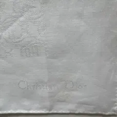 クリスチャンディオール　白　ハンカチのサムネイル