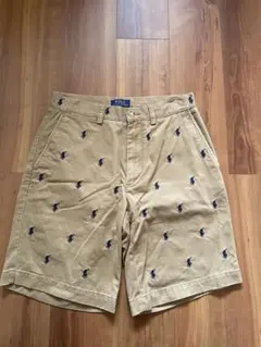 美品 現行POLO RALPH LAUREN ラルフローレン 総柄柄ショーツ