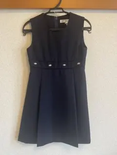 マムエモア ジャンパースカート ワンピース 110 115cm 紺 受験面接