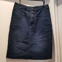 デニム風スカート