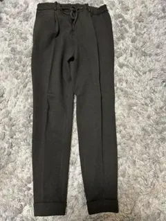 ユニバーサルランゲージ　ワンプリーツジャージースラックス　M