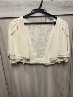 アサクラ　シフォン　レース　ボレロ　サイズ38